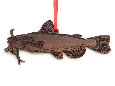 Macon Georgia Catfish Custom Ornament - Nestled Pines