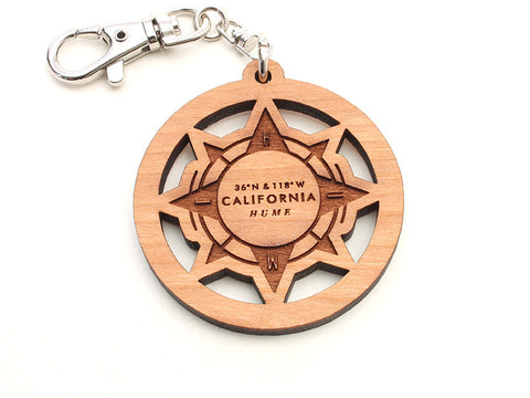Hume Compass Rose Key Chain