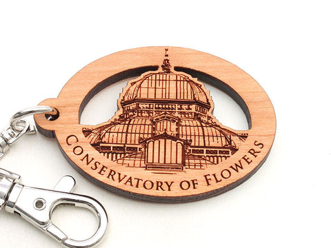 Conservatory of Flowers Building Facade Key Chain