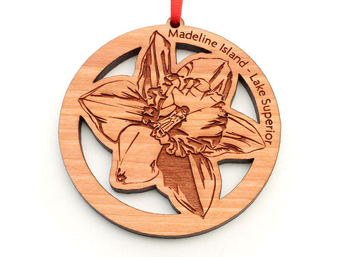 Madeline Island Daffodil Flower Ornament