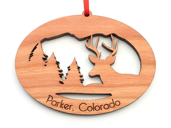Parker Shoppes Deer Tree NW Ornament