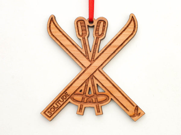 Solitude Ski X Logo Ornament