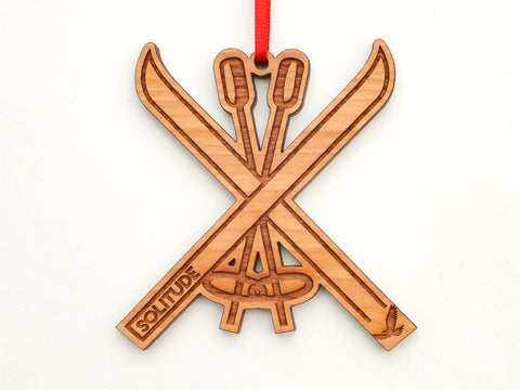 Solitude Ski X Logo Ornament