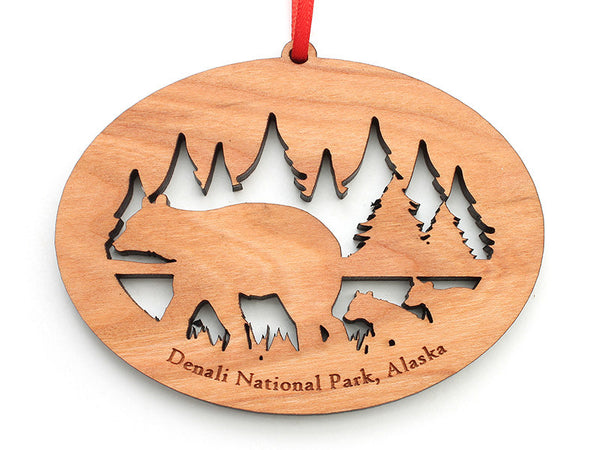 Denali Bear NW Ornament ND - Nestled Pines