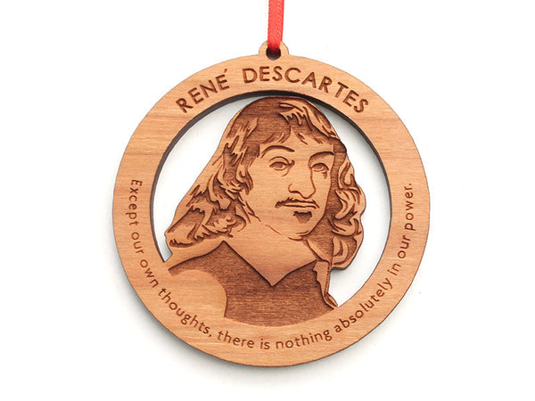 René Descartes Ornament - Nestled Pines