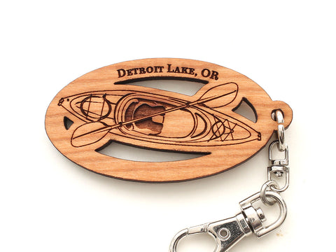 Detroit Lake Kayak Key Chain