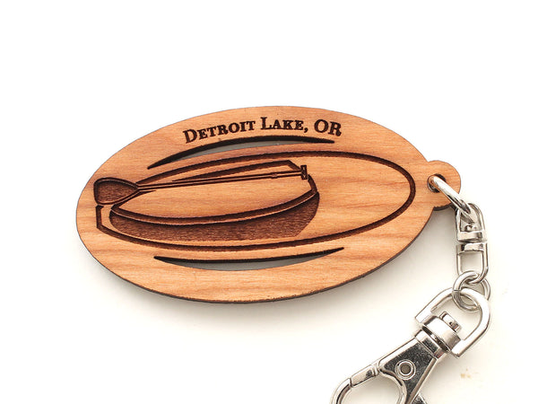 Detroit Lake Stand Up Paddleboard Key Chain