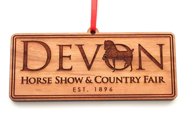 Devon Horse Show Logo Ornament