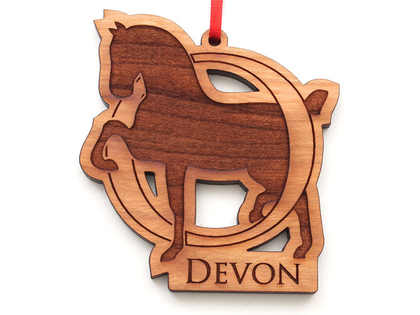 Devon Horse Show Logo Ornament Horse O