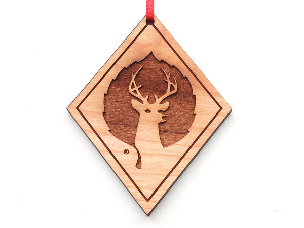 Black Diamond Deer Valley Logo Engraved Ornament