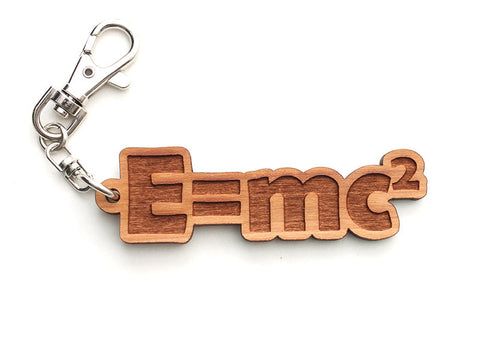 E = mc² Key Chain - Nestled Pines
