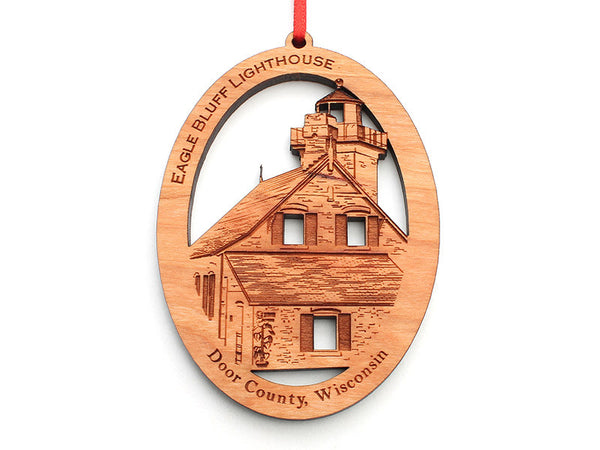 Eagle Bluff Lighthouse Ornament - Nestled Pines