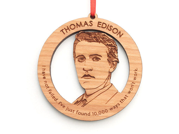 Thomas Edison Ornament - Nestled Pines