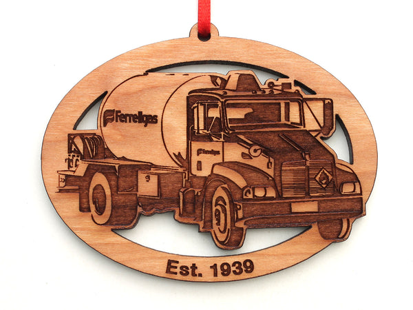 Ferrell Gas Propane Truck Ornament