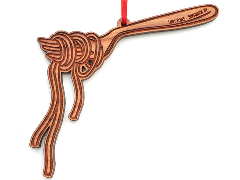 Little Venice Fork and Spaghetti Ornament