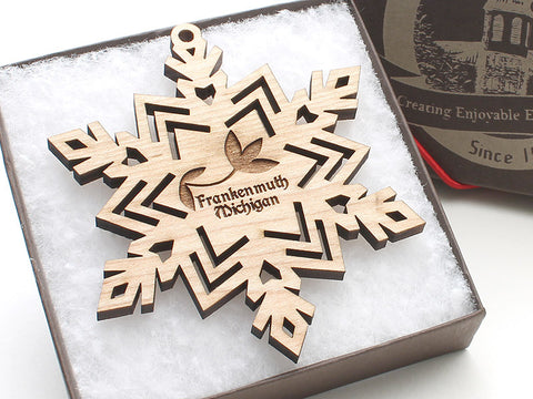 Mini Snowflake Ornaments from Nestled Pines Gift Box set of