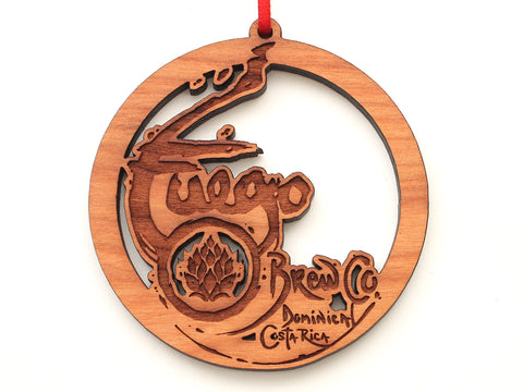 Fuego Brew Logo Circle Ornament