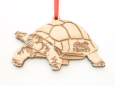Giraffe Ranch Galapagos Tortoise Ornament