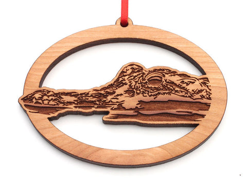 Alligator Oval Ornament