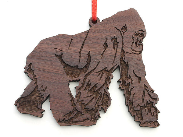 Gorilla Silverback Adult Male Ornament - Nestled Pines