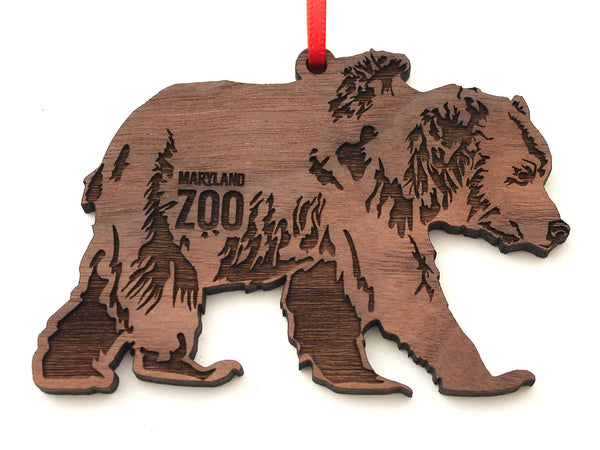 Maryland Zoo Grizzly Bear Ornament