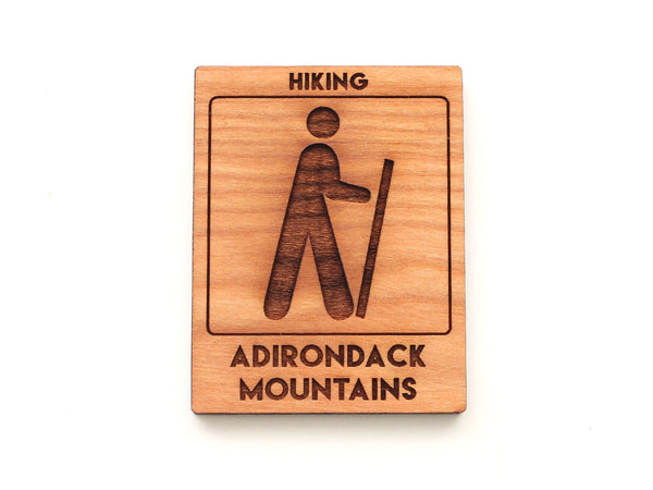 Hike Adirondack Trail Sign Magnet