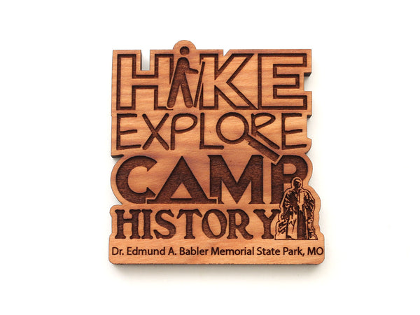 Hike Explore Camp History Babler State Park Magnet