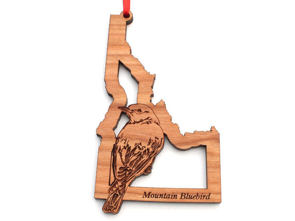 Idaho State Bird Ornament - Mountain Bluebird
