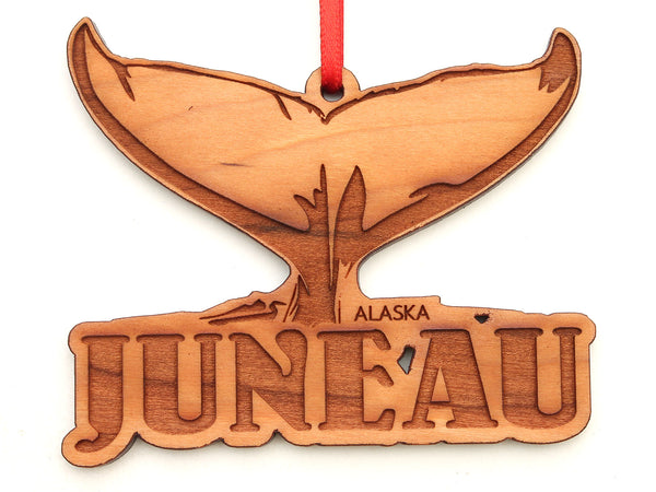 Juneau Alaska Whale Fluke Ornament