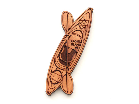 Good Earth Outfitters Apostle Islands Kayak Magnet