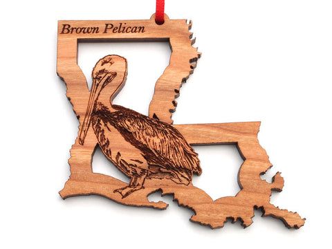 Louisiana State Bird Ornament - Brown Pelican