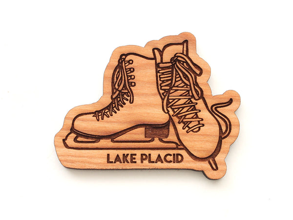 Lake Placid Figure Skate Ice Skating Magnet