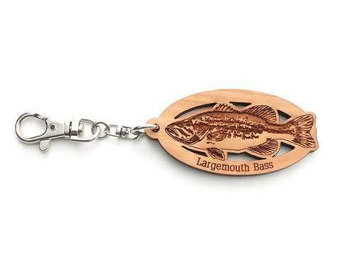 Largemouth Bass Key Chain - Nestled Pines