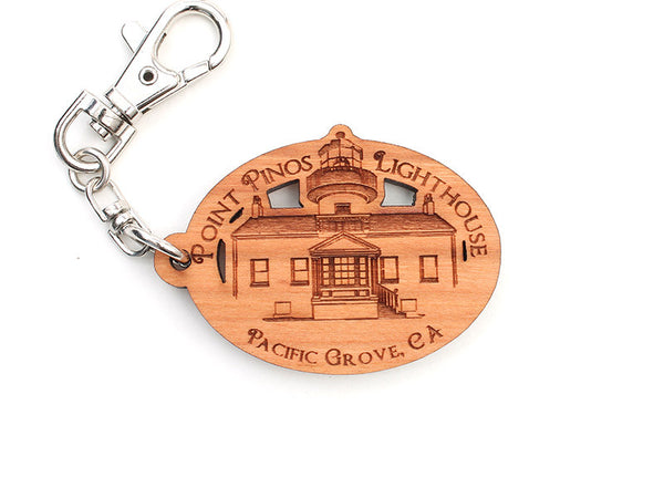 Point Pinos Lighthouse Key Chain - Nestled Pines