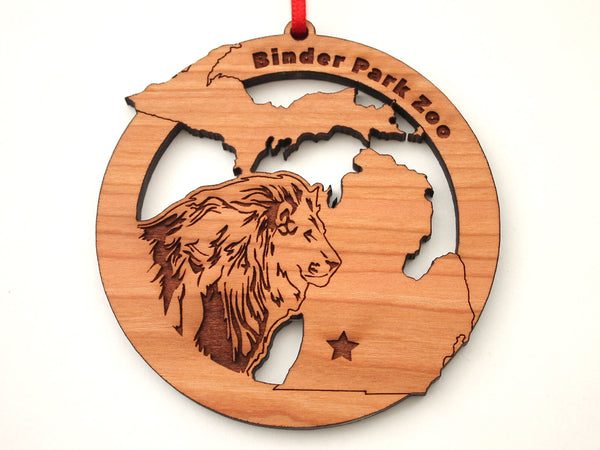 Binder Park Zoo Michigan State Lion Ornament