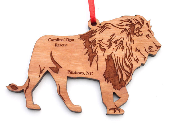 Carolina Tiger Rescue Lion Ornament