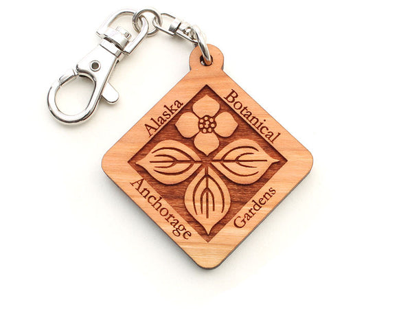 Alaska Botanical Garden Logo Key Chain