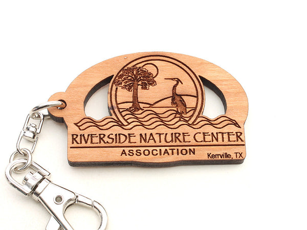 Riverside Nature Center Logo Key Chain
