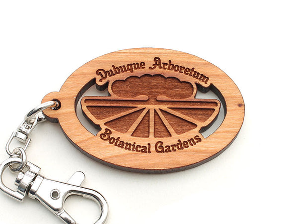 Dubuque Arboretum Logo Key Chain