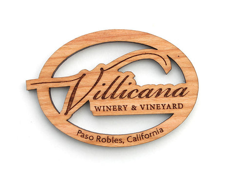 Villicana Logo Oval Magnet