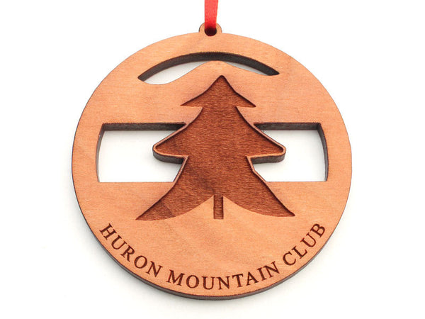 Huron Mountain Tree Logo Ornament