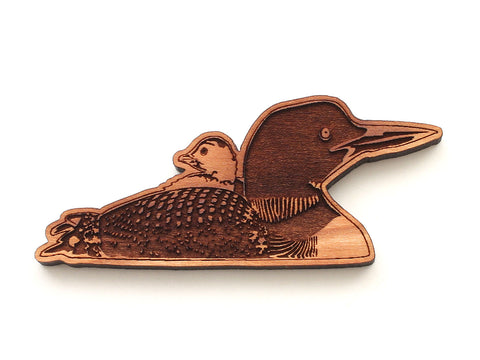 Good Earth Outfitters Loon with Chick Magnet
