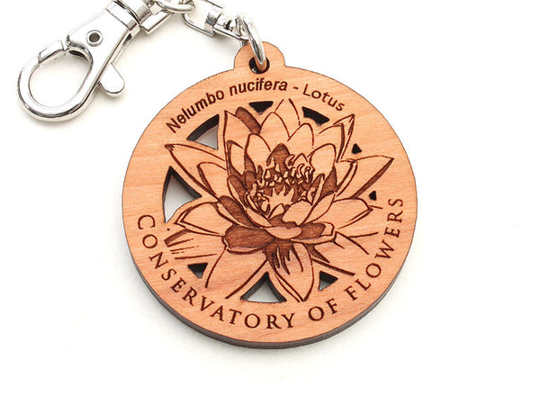 Conservatory of Flowers Lotus Flower Key Chain
