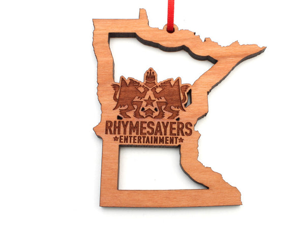 Rhymesayers Entertainment Logo Minnesota Insert Ornament - Nestled Pines