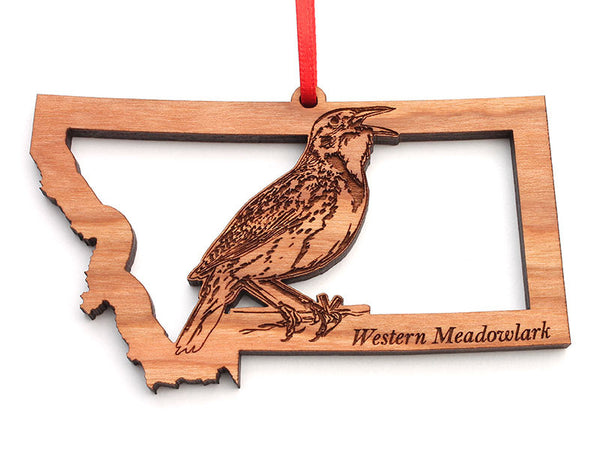 Montana State Bird Ornament - Western Meadowlark