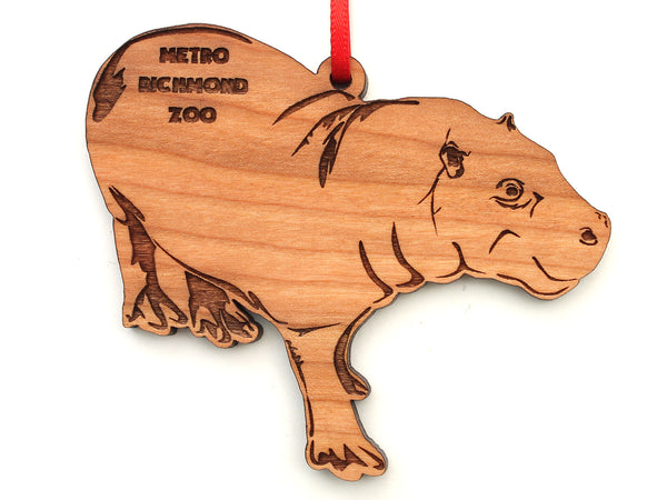 Marty the Hippo Cut Out Ornament