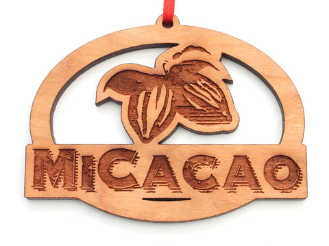 MiCacao Logo Oval Ornament