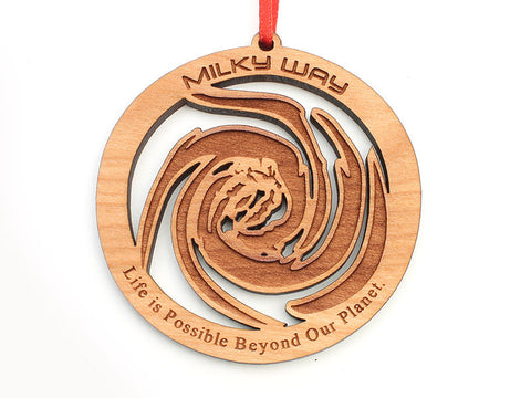 Green Bank Milky Way Galaxy Ornament - Nestled Pines