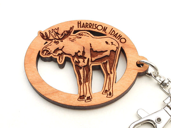 Birds Nest Harrison Moose Key Chain