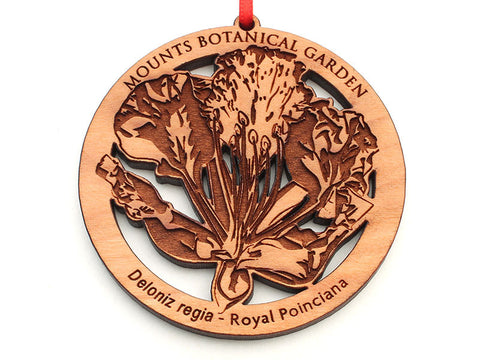Mounts Botanical Garden Royal Poinciana Flower Ornament